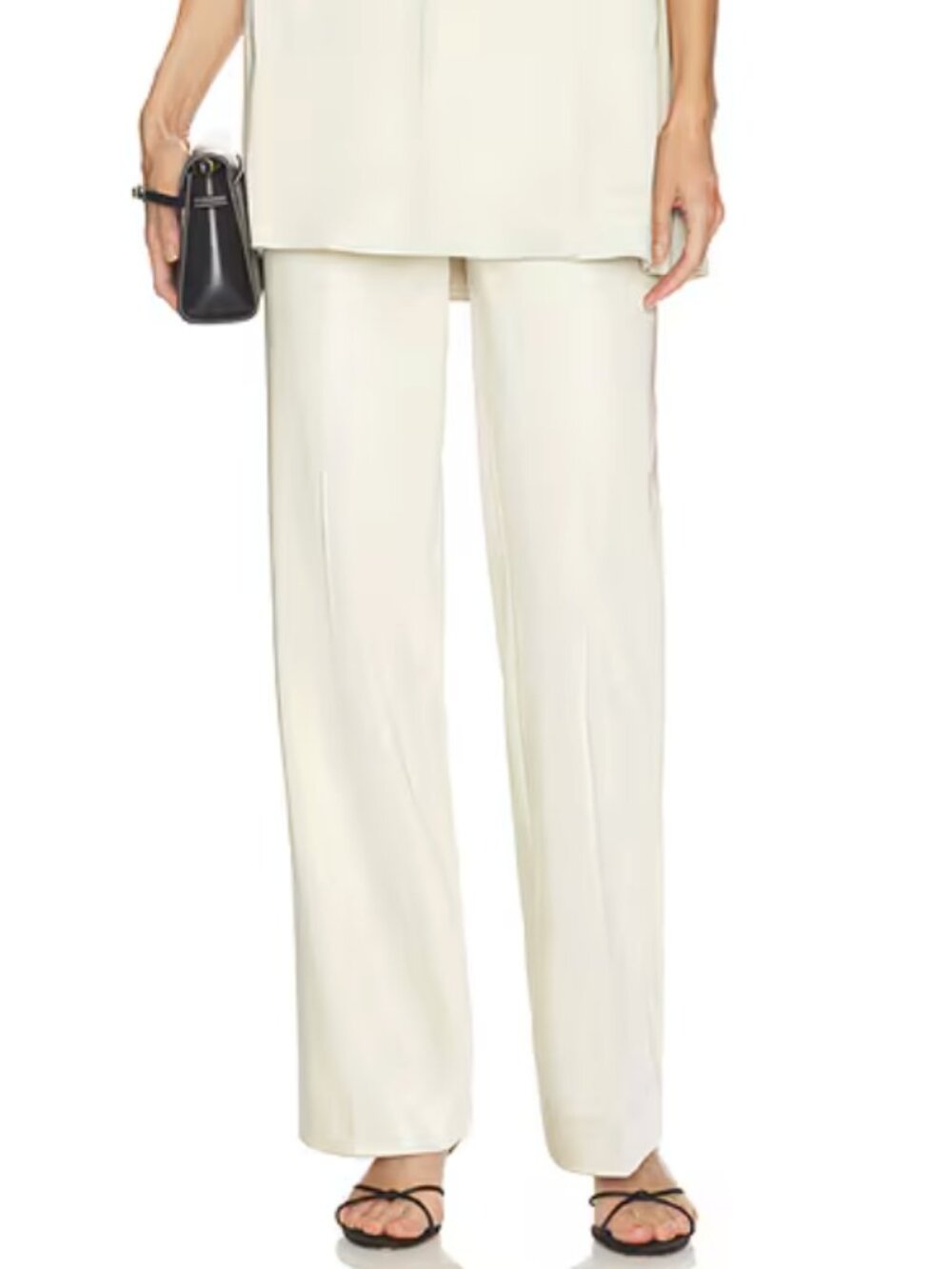 SRG Cosette Trouser in Satin Beige size XS